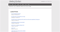 Desktop Screenshot of ambuj.co.uk