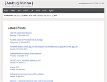 Tablet Screenshot of ambuj.co.uk