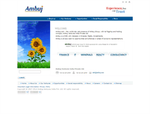 Tablet Screenshot of ambuj.com